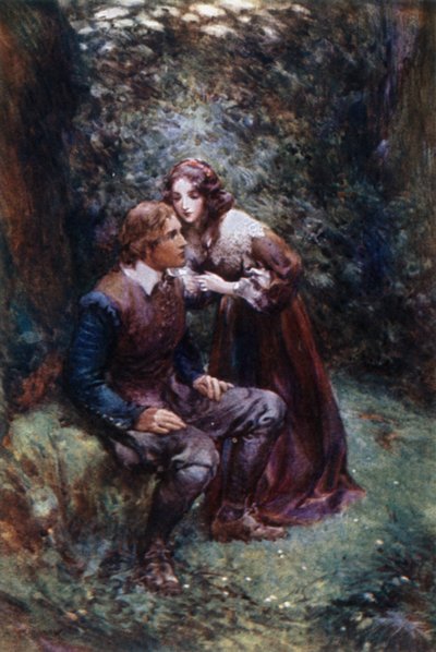 Elle posa ses lèvres pures et brillantes, à moitié souriantes, à moitié prêtes à répondre aux larmes, contre mon front, marqué par les soucis, le doute et le désir ardent - Addison Thomas Millar